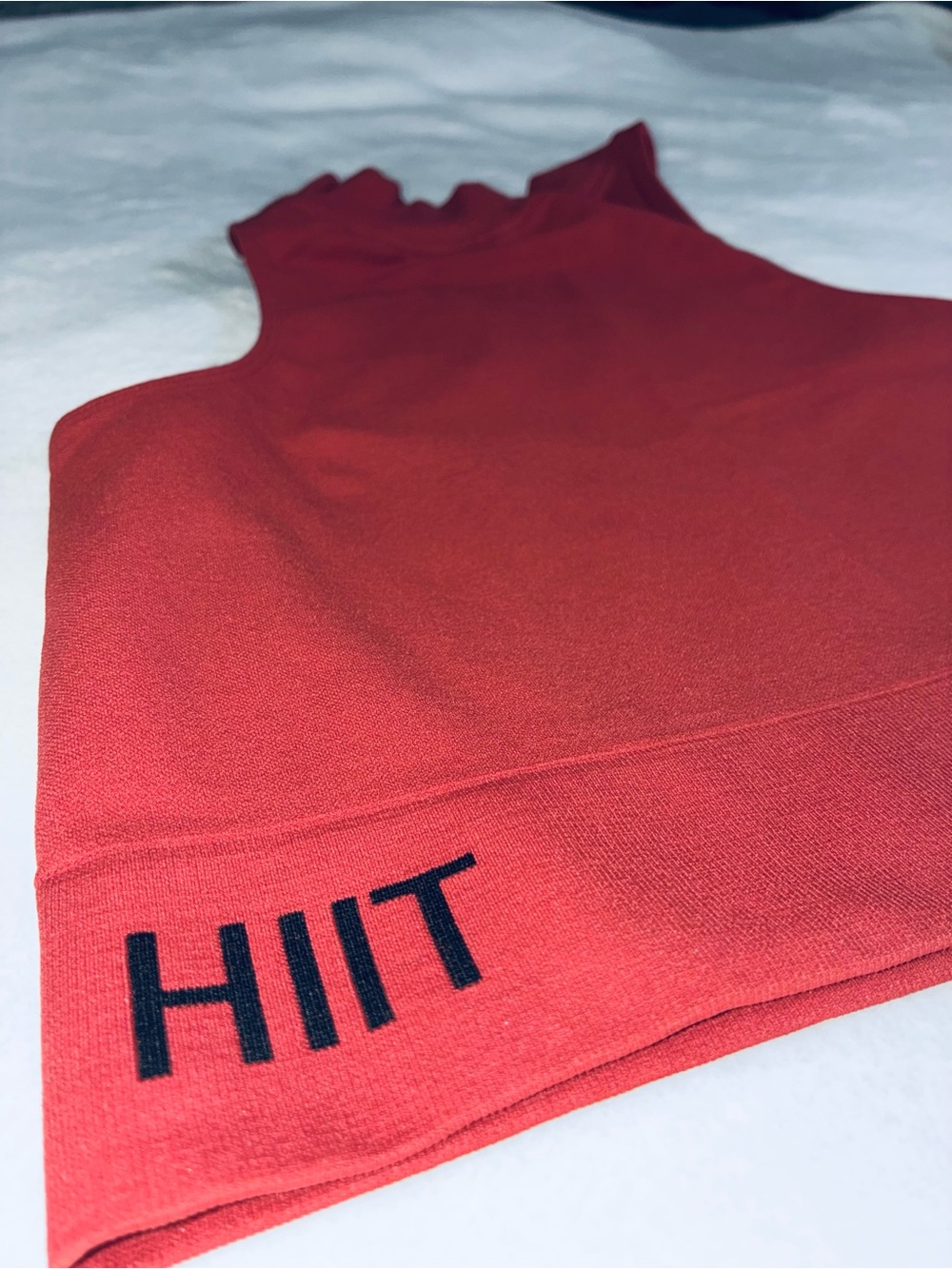 HIIT Red Clay Active Sports Bra, Size M